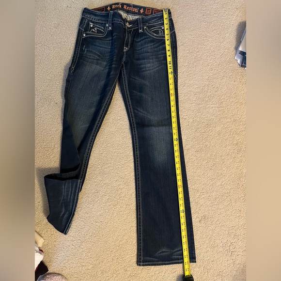 ROCK REVIVAL CHRISSIE BOOT JEANS SZ 32 - Picture 15 of 15